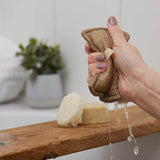Organic bamboo bath 'none' sponge