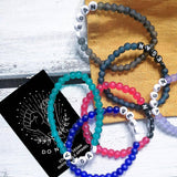 'Vegan' letter bead bracelet