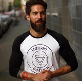 'Vegan As F*ck' raglan shirt- unisex