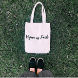 Vegan as f*ck tote bag