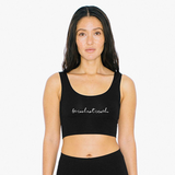'be cool not cruel...' crop tank