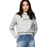 'Cruelty free' cropped sweater