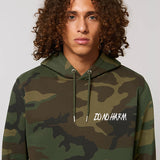 'Do No Harm' camo hoodie