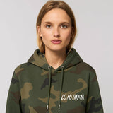 'Do No Harm' camo hoodie