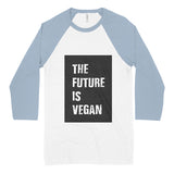 The Future Is Vegan colour block baseball shirt - youth