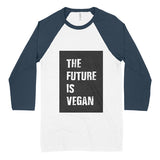 The Future Is Vegan colour block baseball shirt - kids